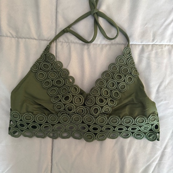 Becca Olive Green cut out Bikini Set - Picture 2 of 6